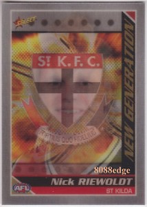 2006 SELECT AFL CHAMPIONS NEW GENERATION: NICK RIEWOLDT #NG13 ST. KILDA SAINTS