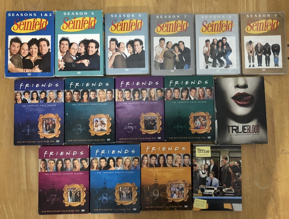 DVD TV Show Series Reseller Mixed Lot Friends True Blood Seinfeld The Office Foto 1 de 1