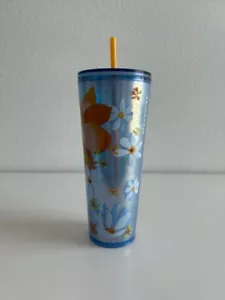 Starbucks Spring 2024 - Mother's Day - Baby Blue Magnolia Cold Cup - Picture 1 of 4