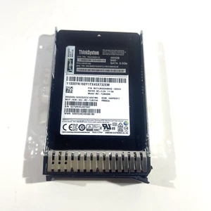 00YK195 LENOVO SAMSUNG 480GB 6G SATA 2.5" SSD MZ-7LM480N W/ CADDY - Picture 1 of 4