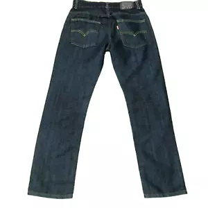 LEVI'S 511 GAMBA DRITTA TAGLIA 28 X 28 RISCIACQUO SCURO SLIM ELASTICIZZATO DONNA WESTERN LEVI - Foto 1 di 4