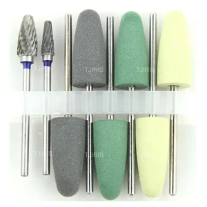 8PCS Acrylic Polisher Kits Handpieces Burs Grinder for Alloy Polishing - Picture 1 of 8