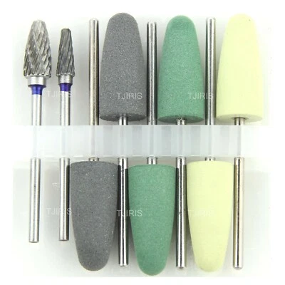 Kits de pulidora acrílica de 8 piezas piezas de mano amoladora de fresas para pulido de aleación Foto 1 de 4