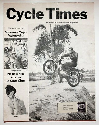 1960 November Cycle Times Motorcycle Magazine Cycling Through Missouri - Image 1 of 4