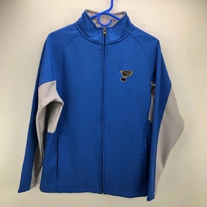 St. Louis Blues Herren Full Zip Softshell Jacke mittelblau gesticktes Logo - Bild 1 von 7