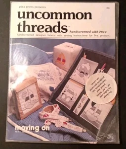 MOVING ON - Piira Prints Uncommon Threads Handscreened Designer Fabric - Picture 1 of 2