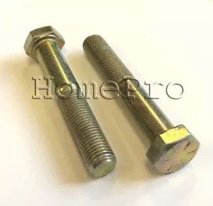 10 HECHOS EN EE. UU. 5/16-24 X 2 1/2 GR 8 TORNILLOS HEXAGONALES ROSCA FINA TORNILLOS DE TAPA AMARILLO ZINC 10 - Imagen 1 de 1