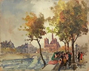 Pintura al óleo de Barré - Imagen 1 de 3