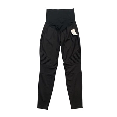 Pantalones Sonoma Mujer M Medianos Negros Maternidad Moto Panel Elastizados Pull On Leggings Foto 1 de 4