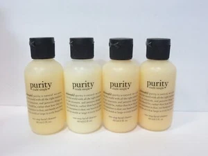 PHILOSOPHY PURITY MADE SIMPLE ONE-STEP FACIAL CLEANSER 2 OZ (LOT OF 4) - Picture 1 of 3