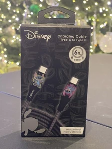 Cable de carga Disney Stitch tipo C a tipo C cable de 6 pies***NUEVO*** - Imagen 1 de 4