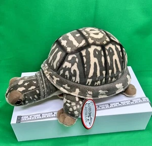 Rare Box Turtle Plush Stuffed Animal Realistic 2002 Cabin Critters  12x7” - Picture 1 of 11