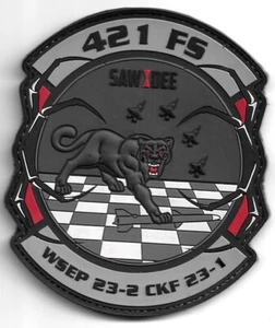 USAF PATCH 421 FS F-35 WSEP 23-2 PVC US AIR FORCE SQUADRON PATCH - Picture 1 of 1