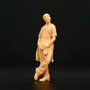 1:64 1:43 Unpainted Loosening Guy Miniature Figure Toys For Cars Vehicles - Picture 1 of 2