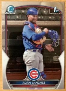 2023 Bowman Chrome #BCP-219 Adan Sanchez Chicago Cubs - Picture 1 of 2