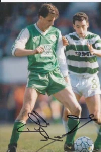 Autógrafo de fútbol americano Keith Houchen firmado a mano por Hibernian 6x4 - Imagen 1 de 1