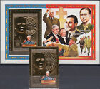 Comoros Gold Stamp & S/S 100th Birthday Charles de Gaulle 1990 MNH 37 Euro