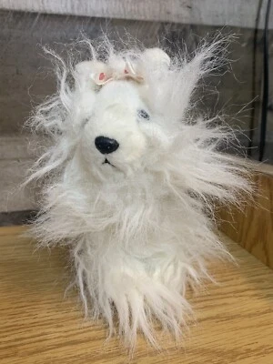 HM070 Yorkie White GANZ Webkinz Plush Stuffed Animal ~ no code - Image 1 of 4