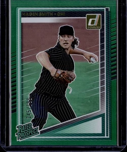 2025 Donruss Hagen Smith Green Foil 145/199 - Picture 1 of 2