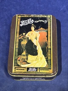 Vintage PepsiCola viktorianische Dame Werbung Dose Sammlerstück an Soda Brunnen A2653 - Bild 1 von 12