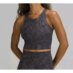 Camiseta sin mangas corta Lululemon Invigorate Train para mujer 8 espalda deportiva sujetador incorporado usada en excelente estado - Imagen 1 de 8
