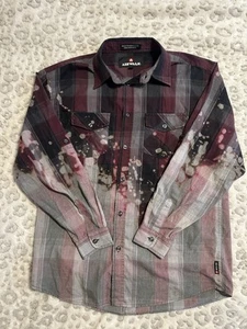 AIRWALK Boys Long Sleeve Cotton Button Down Shirt size 18 T11 - Picture 1 of 7