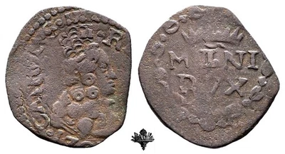 MILANO Quattrino Carlo III d'Asburgo (1703-1740) - Imagen 1 de 4