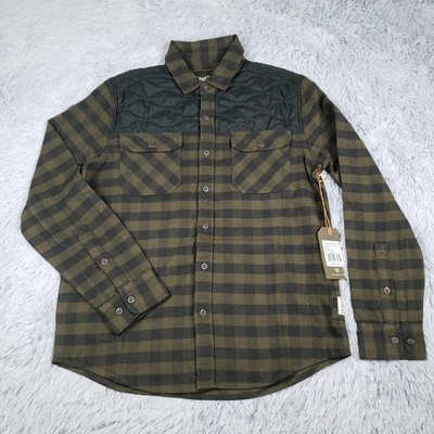 Howler Brothers Flannel Shirt Men's Small Quintana Quilted Flap Pockets Workwear - Image 1 of 4