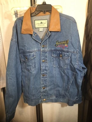 Chaqueta de mezclilla Aspen Gold Riverwashed bordada Pittsburgh Steelers XL fútbol americano Foto 1 de 4