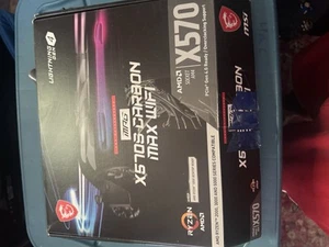 FOR MSI MPG X570S CARBON MAX WIFI DDR4*4 AMD AM4 128GB HDMI Motherboard Test OK - Afbeelding 1 van 6
