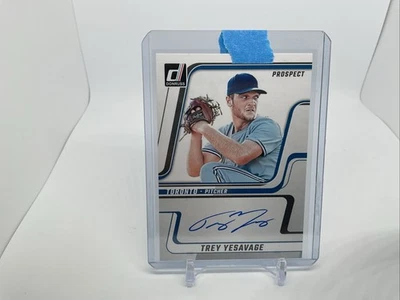 Tarjeta de béisbol Donruss 2025 Trey Yesavage Prospect automática novato RC #ND-TY Jays Foto 1 de 3