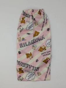 2018 Japan Itoen Rilakkuma Water Bottle Cover - Pink Stripe - Picture 1 of 2