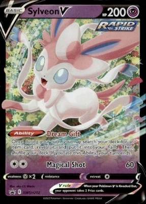 Sylveon V Promo SWSH: Sword & Shield Promo Cards SWSH202 NM - Image 1 of 2