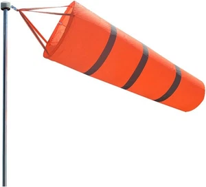 Airport Windsock Rip-Stop Outdoor Rainbow Wind Measurement Sock Bag with Reflect - Picture 1 of 12