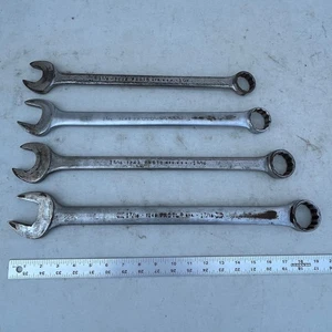PROTO TOOLS 4 PC 12 pt COMBINATION WRENCH SET 1-1/8” TO 1-7/16” 1236-1246 - Picture 1 of 14