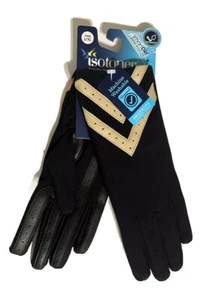 Isotoner SmartDRI SmarTOUCH Gloves Womens L/XL Spandex Lightweight Black- NWT - Bild 1 von 3