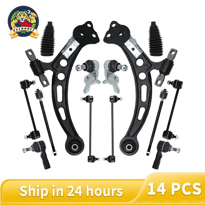 14Pcs Front Control Arms Ball Joint Kit for 1997-2001 Toyota Camry Lexus ES300 - Image 1 of 4