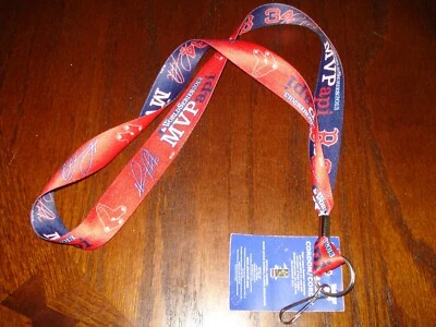 2013 David Ortiz MVP World Series Championship Lanyard MLB Licensed New Wincraft - Image 1 of 2