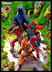 Valiant H.A.R.D. 1993 Corps #213 Samurai & Gunslinger Showdown | Action Hero Tea - Bild 1 von 2