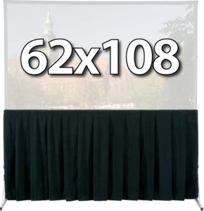DA-LITE 36727 - SKIRT DRAPERY FOR 62x108 FAST-FOLD DELUXE SCREEN SYSTEM - Picture 1 of 2