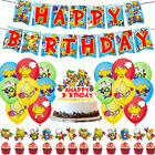 30Pcs For Superthings Themed Party Supplies W/ A Banner, Caketoppers & Balloons
