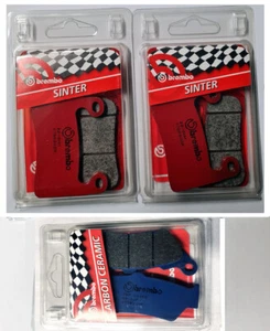 BREMBO FRONT / REAR BRAKE PADS SETS FOR BMW R 1250 GS ADVENTURE 2019 > 2021 - Picture 1 of 2