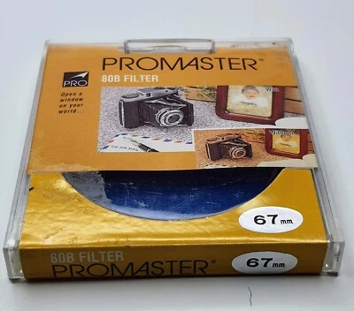 67mm Pro 80B Blue Glass Lens filter 80 B Japan Coated 67 mm Conversion 80 B 67 - Image 1 of 4