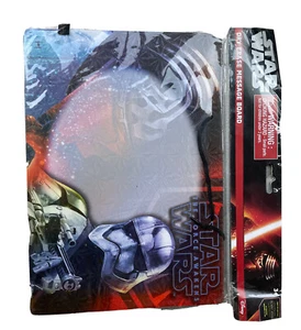 Disney Star Wars Dry Erase Message Board Kids "The Force Awakens" - Picture 1 of 3