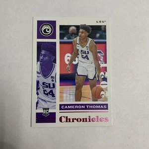 2021-22 Chronicles Draft Picks Cameron Thomas Pink Parallel Rookie Card RC #15 - Picture 1 of 2