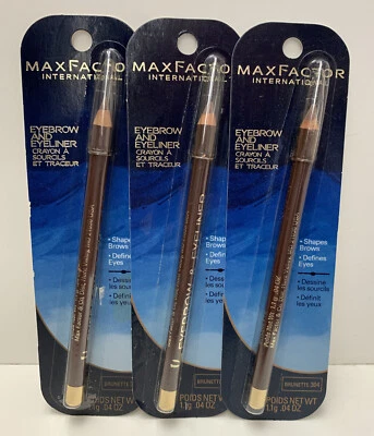 Delineador de cejas y ojos MAX FACTOR 3-304 MORENA CON pinza gratis Foto 1 de 4