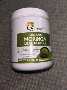 Grenera Organic Moringa Leaf Powder 240g Leaf Powder Non GMO, Gluten Free, Vegan - Picture 1 of 6