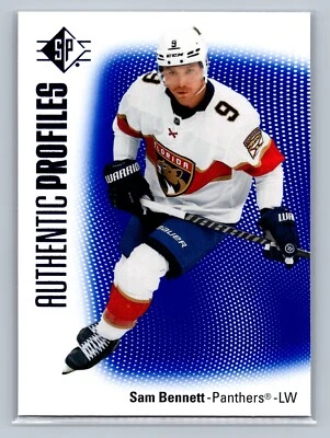 2021-22 UD SP Hockey Authentic Profiles Blue #AP-18 Sam Bennett - Image 1 of 2