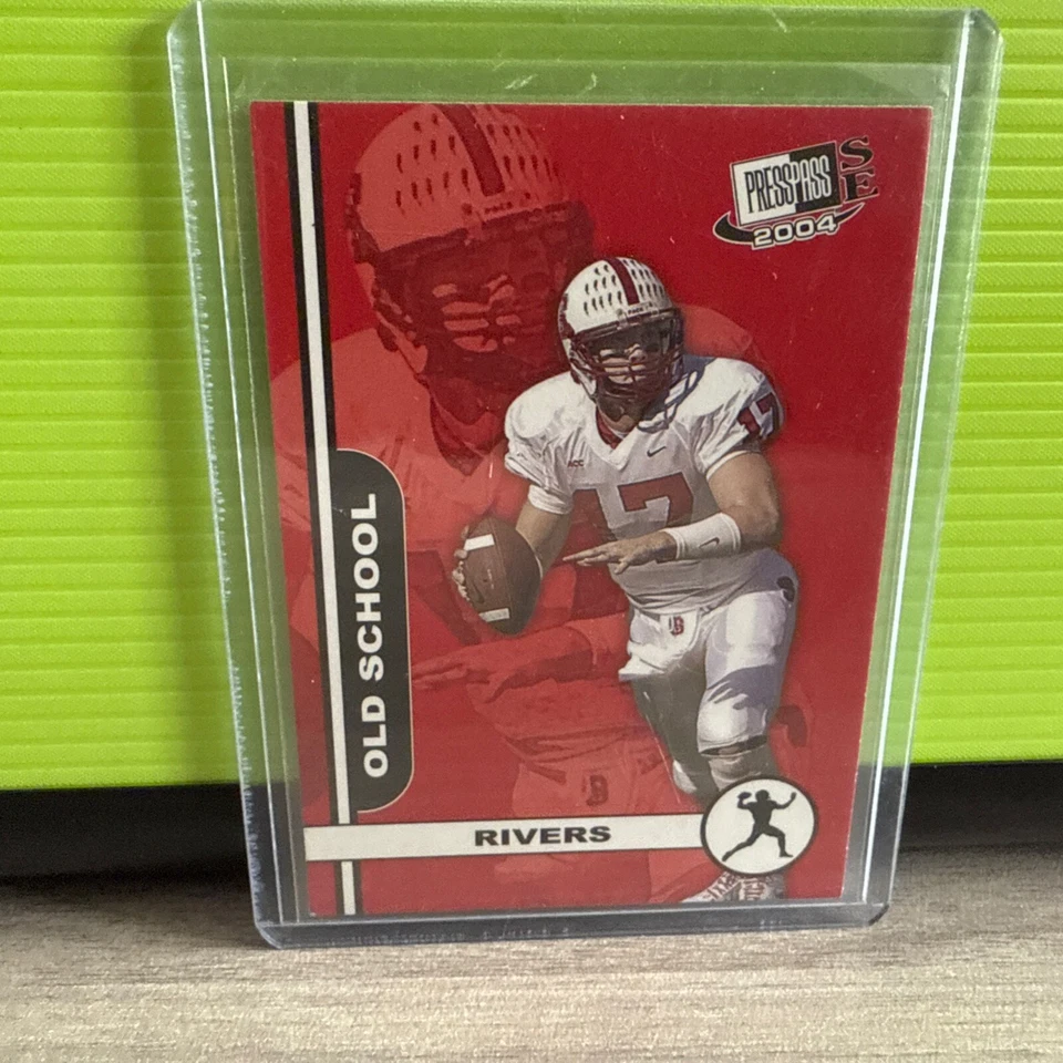 Press Pass SE 2004 Old School #OS6 Philip Rivers inserto de novato Foto 1 de 4