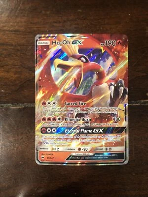 Pokémon TCG Ho-Oh GX Burning Shadows 21/147 Holo Ultra Rare - Image 1 of 2
